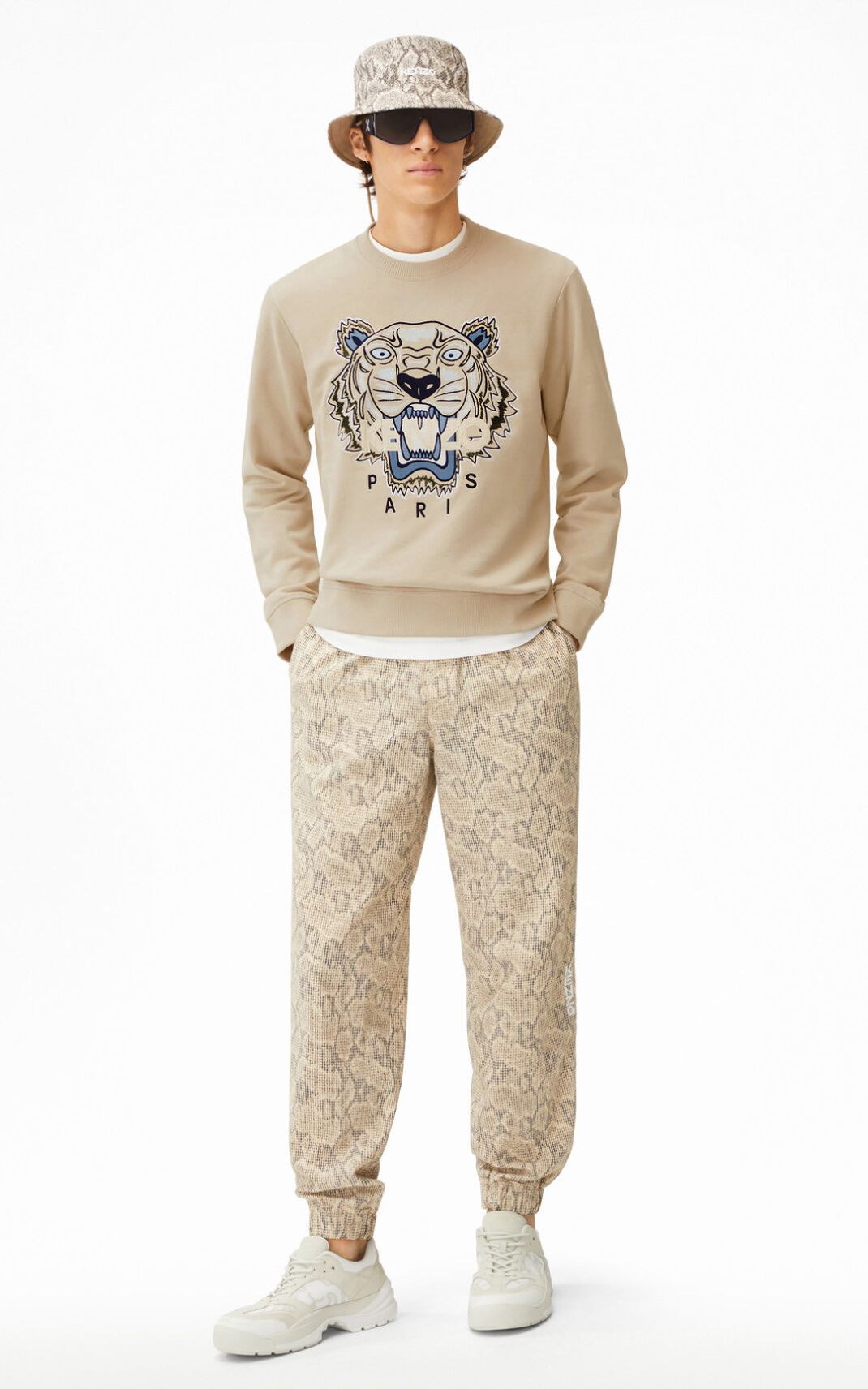 Sweat Kenzo Tiger Homme Marron | DRYV-52143